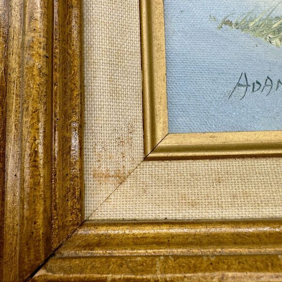 Original Lighthouse Coastal Oil Painting Framed Original Signed Adamson Nautical - Picture 15 of 16